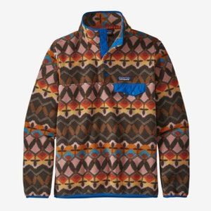 EXC Patagonia Synchilla FLEECE Snap-T Anthos Pink